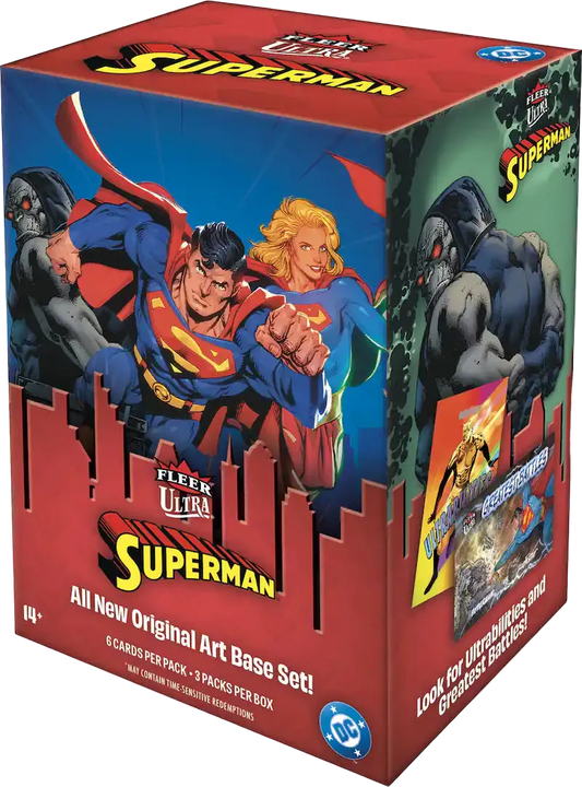 2026 Fleer Ultra Superman Blaster Box factory sealed Upper Deck trading cards