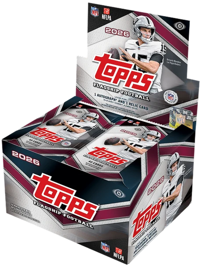 2026 Topps Flagship Football Jumbo Hobby Box factory sealed NFL trading cards