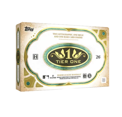 2026 Topps Tier One Baseball Hobby Box factory sealed MLB trading cards
