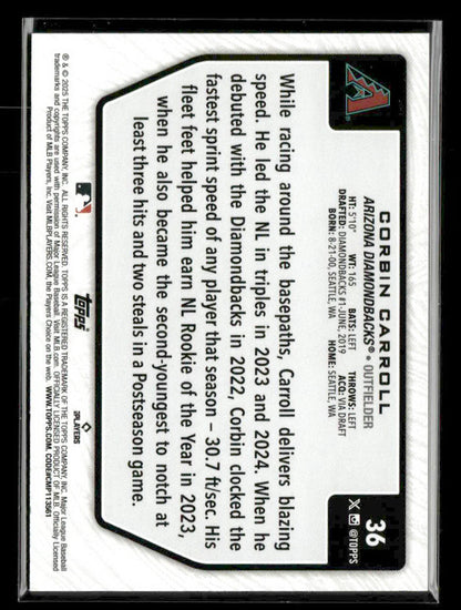 2025 Topps Flagship 2 Costco Exclusive #36 Corbin Carroll