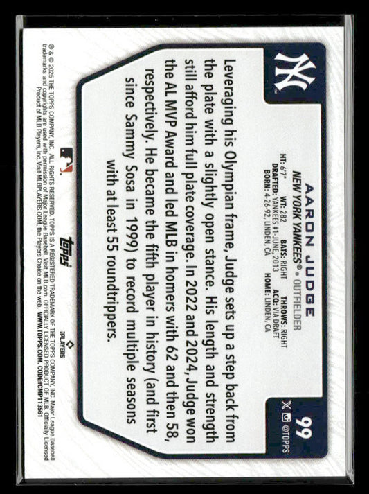 2025 Topps Flagship 2 #99 Aaron Judge — Costco Exclusive