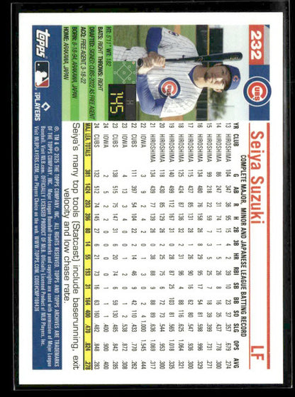 2025 Topps Archives #232 Seiya Suzuki