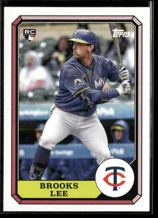 2025 Topps Archives #87BB-5 Brooks Lee Boardwalk and Baseball