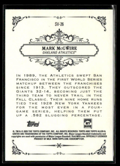 2025 Topps Allen & Ginter Single Cards