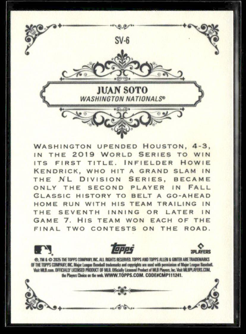 2025 Topps Allen & Ginter Single Cards