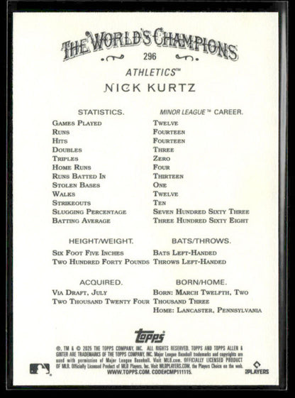 2025 Topps Allen & Ginter Single Cards