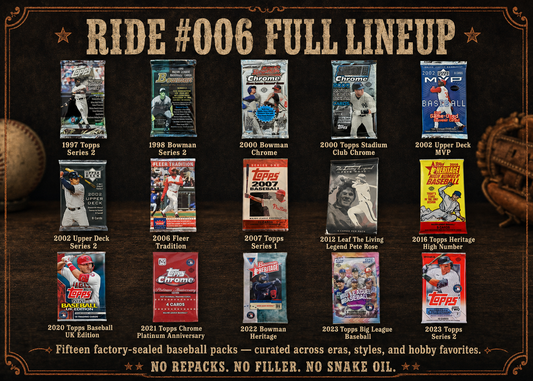 Arthur's Roundup Box Baseball Edition - Ride #006 (May 2026)