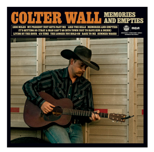 Colter Wall Memories and Empties opaque bone vinyl LP record