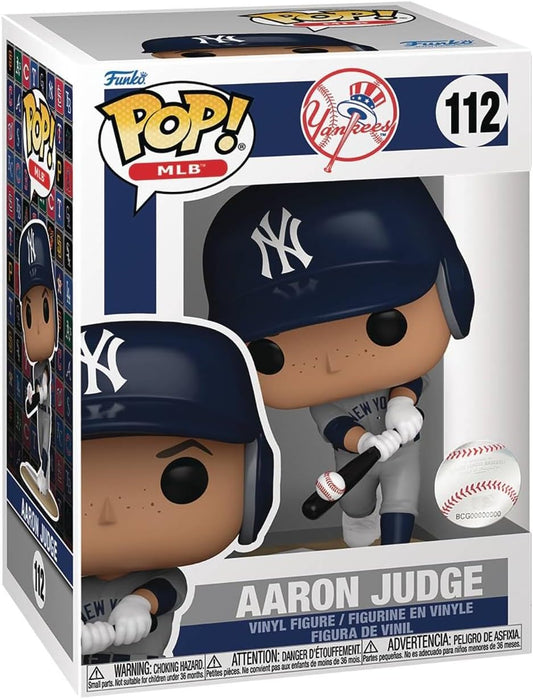 Aaron Judge Funko Pop 112 Yankees MLB boxed figure
