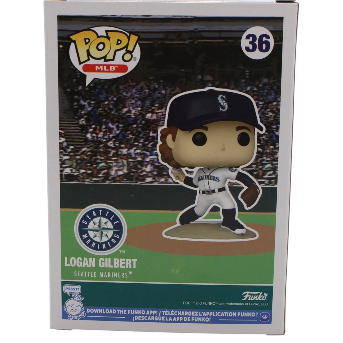 Funko Pop! MLB Seattle Mariners Logan Gilbert #36 Special Edition Vinyl Figure