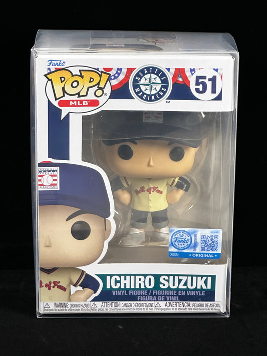 2025 Funko Pop MLB Ichiro Suzuki Hall of Fame number 51 Seattle Mariners Special Edition in original box