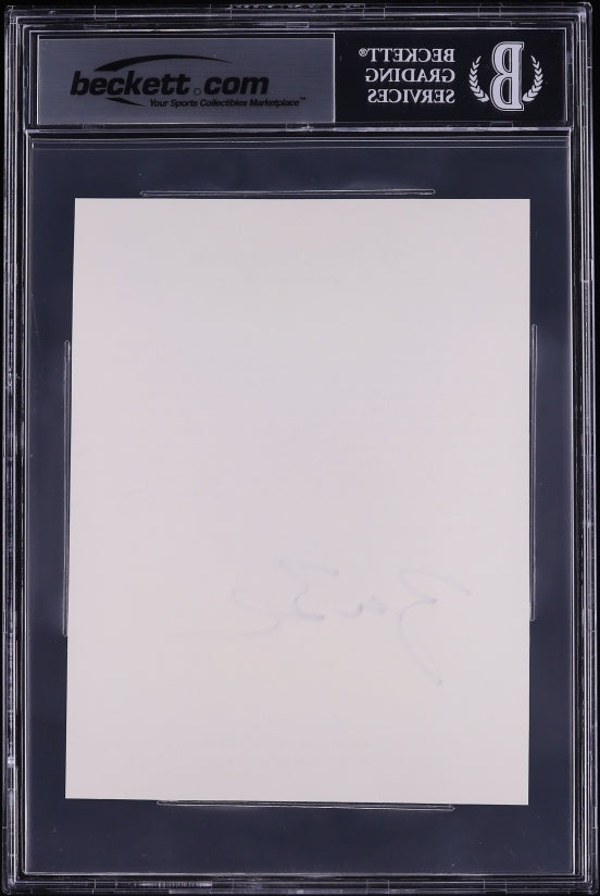 George W. Bush Signed White House September 11 Statement – Beckett Authenticated