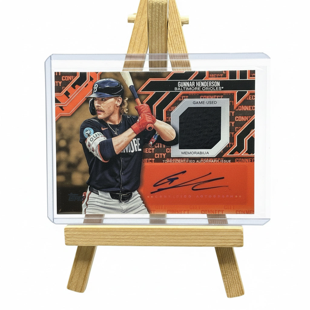 2025 Topps Gunnar Henderson City Connect Auto Relic /50