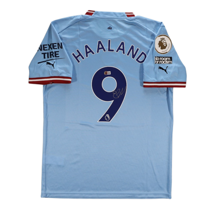 Erling Haaland Signed Manchester City #9 Jersey — Beckett Authenticated
