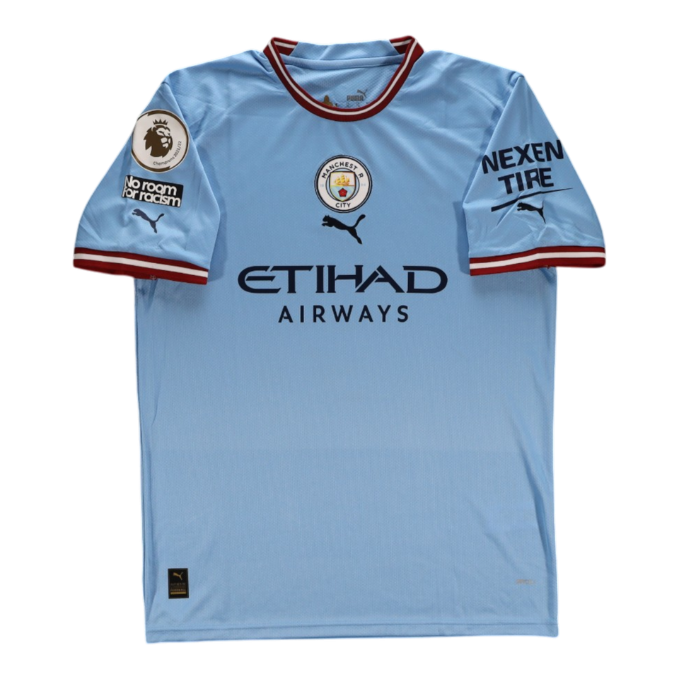 Erling Haaland Signed Manchester City #9 Jersey — Beckett Authenticated