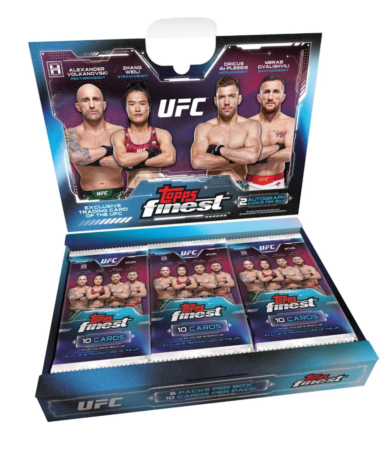2025 Topps Finest UFC Hobby Box *Pre-Order*