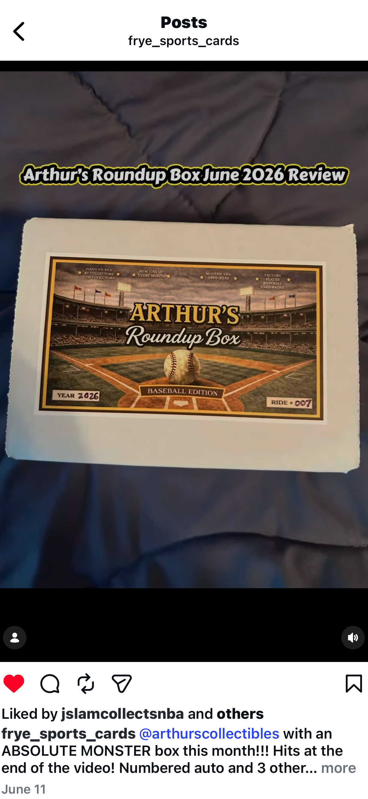 Box with 'Arthur's Roundup Box' label on a dark background
