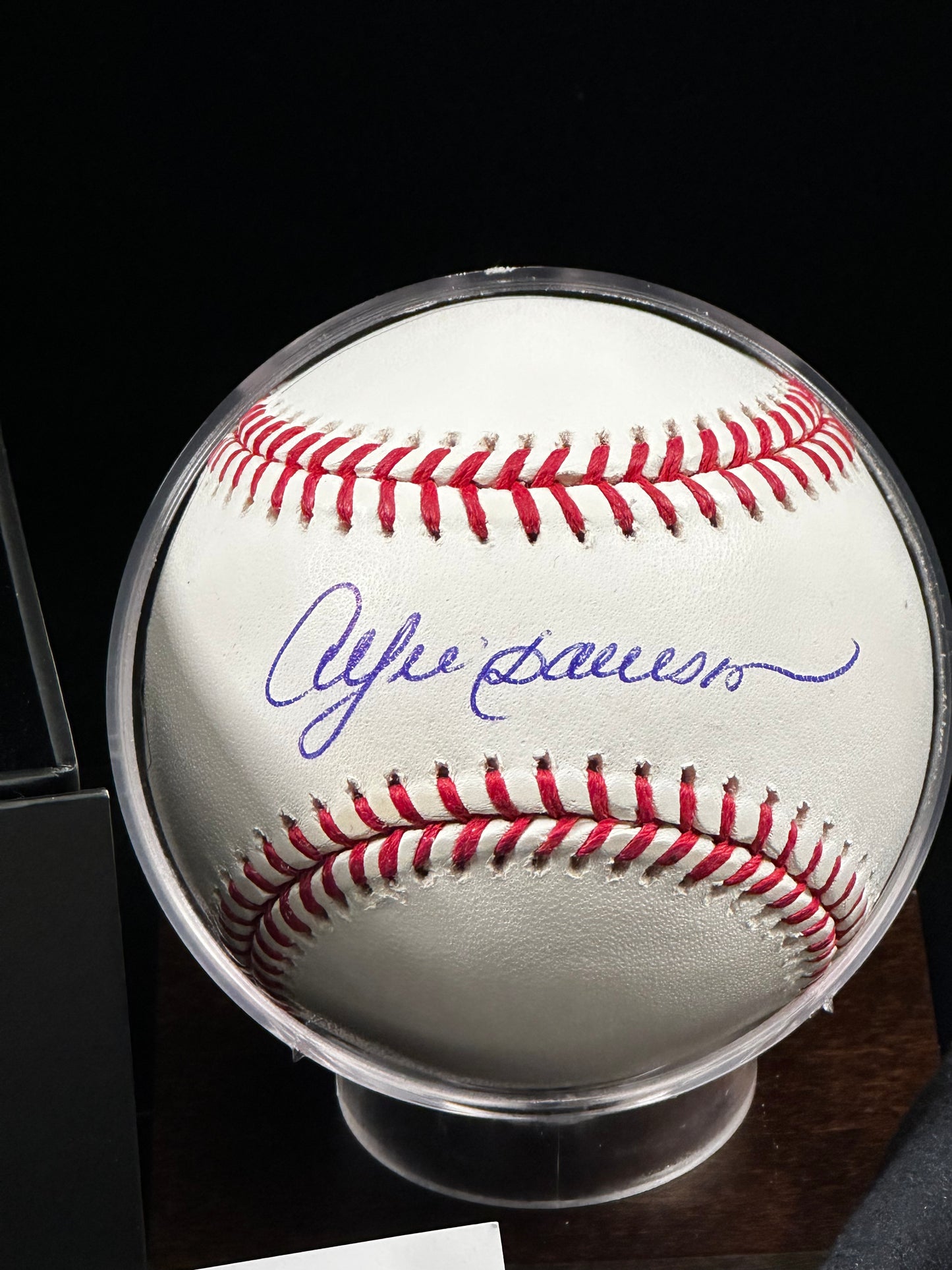 Andre Dawson Signed Rawlings MLB Baseball Fanatics Authenticated