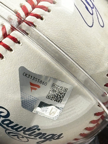 Andre Dawson Signed Rawlings MLB Baseball Fanatics Authenticated