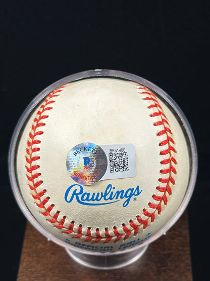 Juan González Signed Rawlings Official American League Baseball – Beckett Authenticated