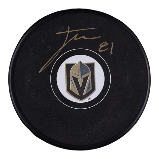 Jonathan Marchessault Autographed Vegas Golden Knights Hockey Puck – Fanatics Authenticated