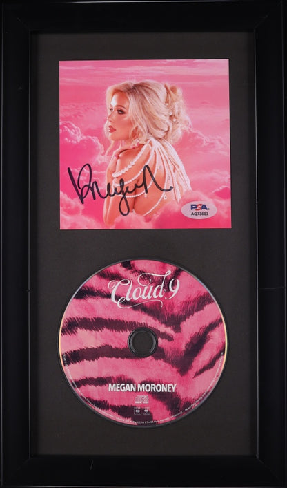 Megan Moroney Signed “Cloud 9” Framed CD Insert – PSA/DNA Authenticated