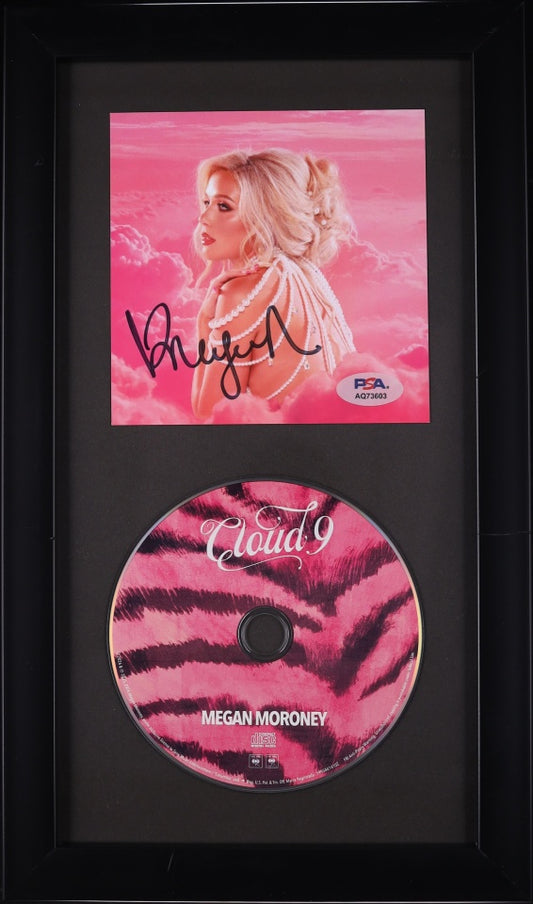 Megan Moroney Signed “Cloud 9” Framed CD Insert – PSA/DNA Authenticated