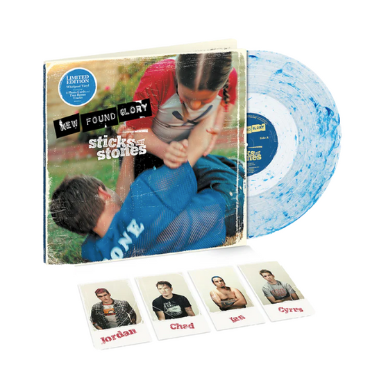 New Found Glory Sticks and Stones limited edition whirlpool vinyl LP