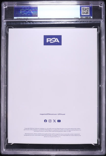 2024 PSA Magazine Sports 34 Anthony Edwards PSA 9.6 White Pages back
