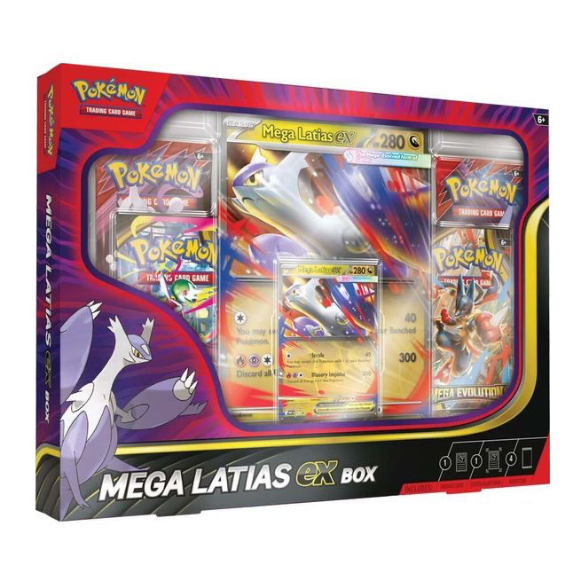 Pokémon TCG Mega Latias EX Box sealed with promo and booster packs