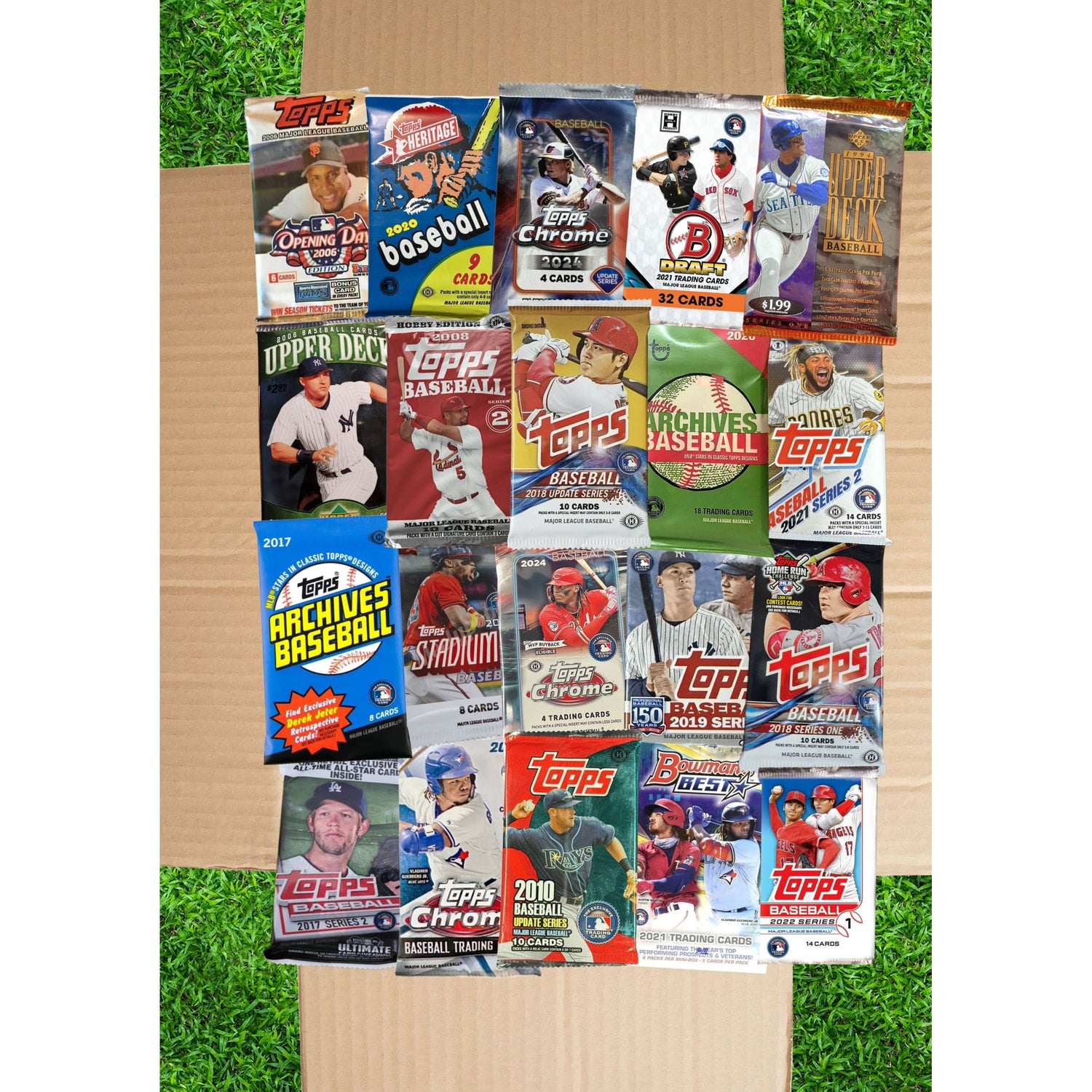 Roundup Box monthly baseball card subscription box sealed packs