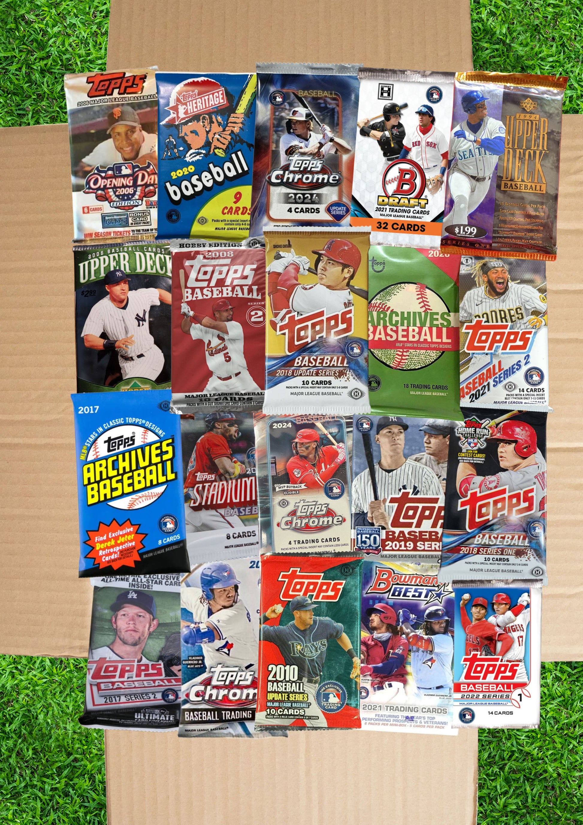 Roundup Box monthly baseball card subscription box sealed packs