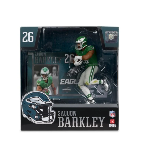 Saquon Barkley NFL SportsPicks 7-inch figure Eagles Kelly Green uniform