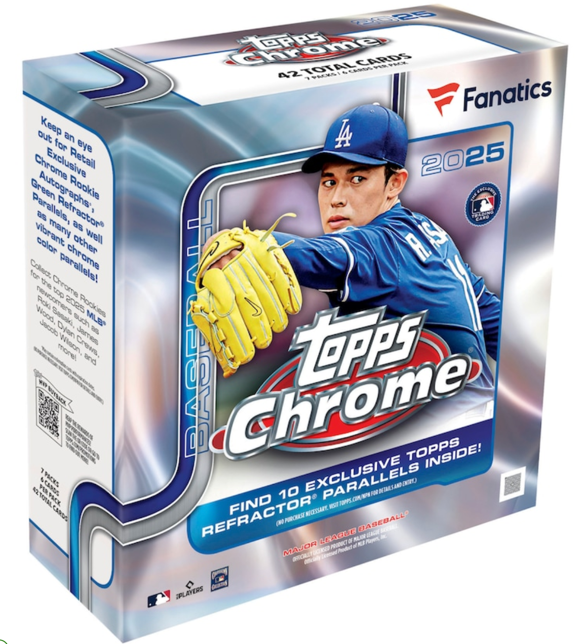 2025 Topps Chrome Baseball Fanatics Exclusive Mega Box