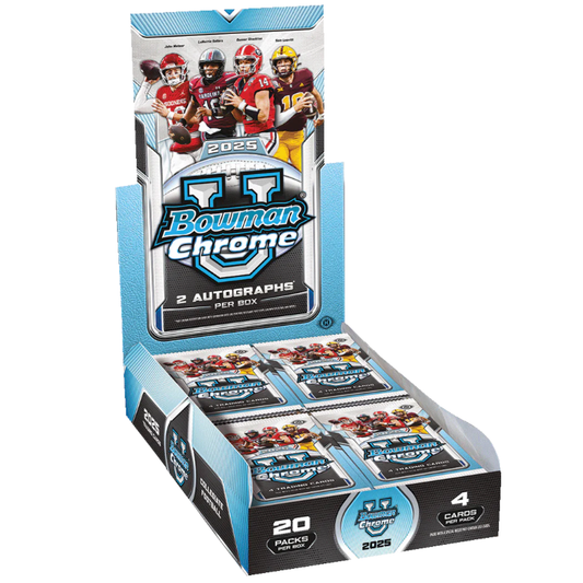 2025 Bowman University Chrome Football Hobby Box *Pre-Order*
