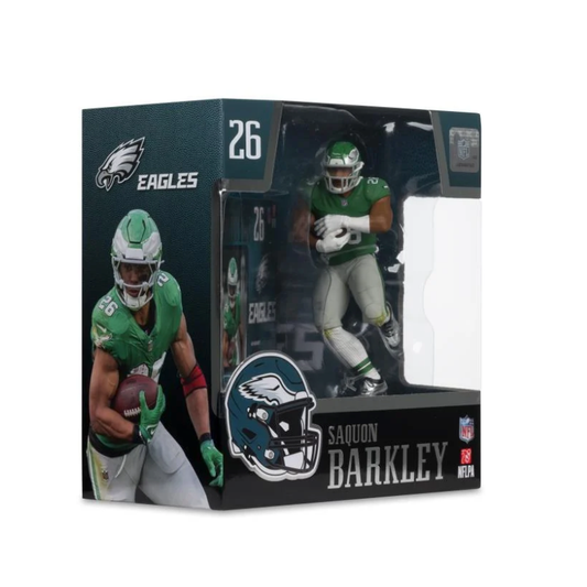 NFL SportsPicks Saquon Barkley Philadelphia Eagles - Kelly Green 7" Posed Figure