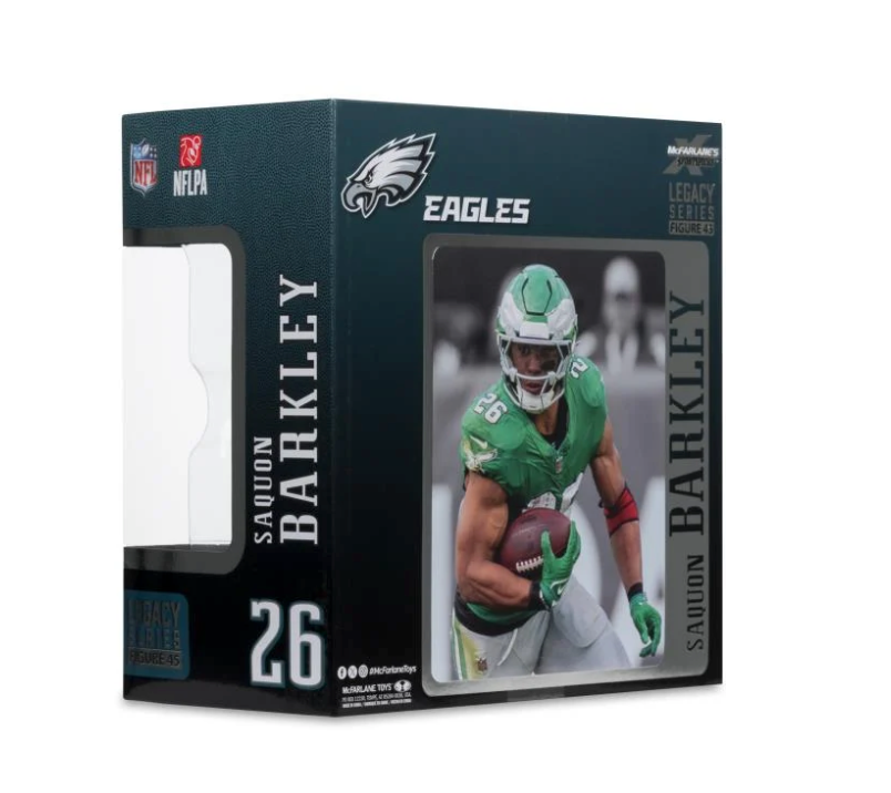 *Pre-Order* NFL SportsPicks Saquon Barkley Philadelphia Eagles - Kelly Green 7" Posed Figure