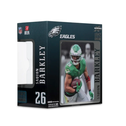 NFL SportsPicks Saquon Barkley Philadelphia Eagles - Kelly Green 7" Posed Figure