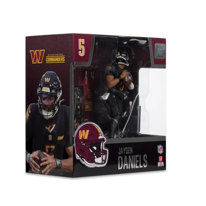 Jayden Daniels NFL SportsPicks Figure – Commanders Alt Black