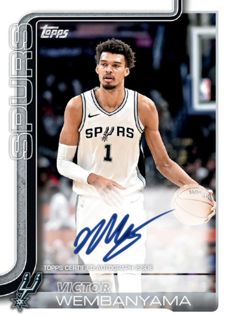Topps Victor Wembanyama Autograph Issue