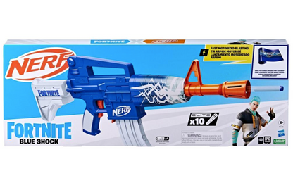 Nerf Fortnite Blue Shock Dart Blaster
