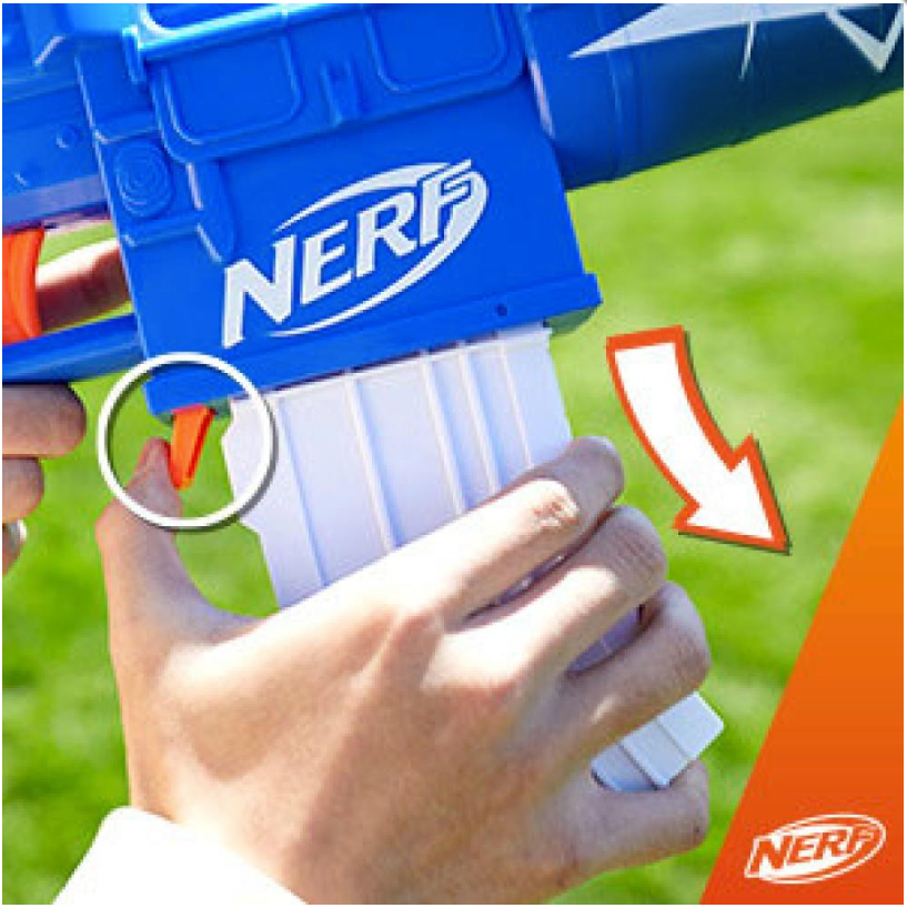 Nerf Fortnite Blue Shock Dart Blaster