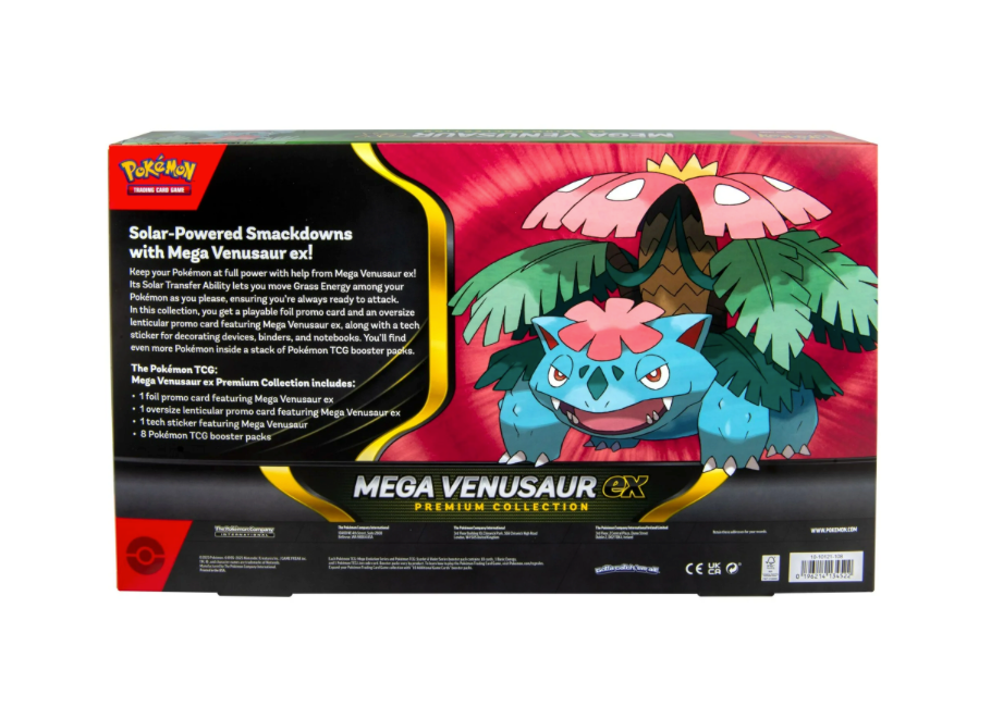 Pokémon Mega EX Venusaur Premium Collection – Factory Sealed
