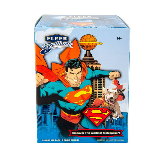 2025 Upper Deck Fleer Superman Blaster Box | DC Trading Cards
