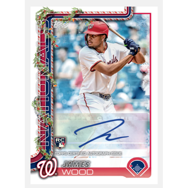 2025 Topps Baseball Holiday Hobby Tin Box