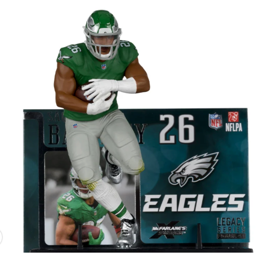 NFL SportsPicks Saquon Barkley Philadelphia Eagles - Kelly Green 7" Posed Figure