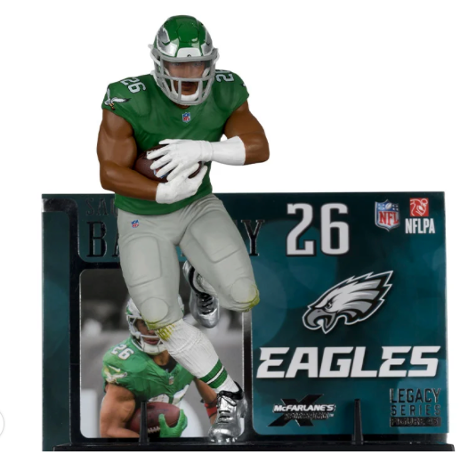 *Pre-Order* NFL SportsPicks Saquon Barkley Philadelphia Eagles - Kelly Green 7" Posed Figure