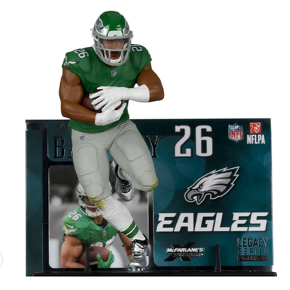 NFL SportsPicks Saquon Barkley Philadelphia Eagles - Kelly Green 7" Posed Figure