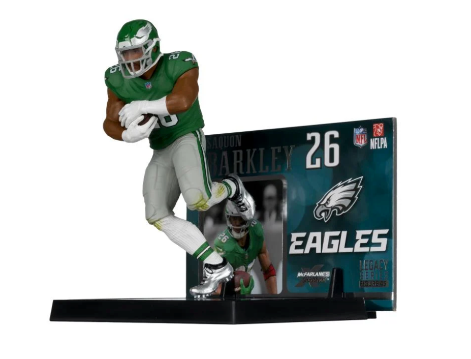 *Pre-Order* NFL SportsPicks Saquon Barkley Philadelphia Eagles - Kelly Green 7" Posed Figure