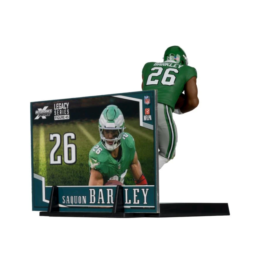 NFL SportsPicks Saquon Barkley Philadelphia Eagles - Kelly Green 7" Posed Figure